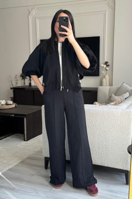 Tws Model Siyah Eşofman Takım