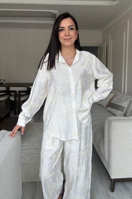 RB Ekru Oversize Takım